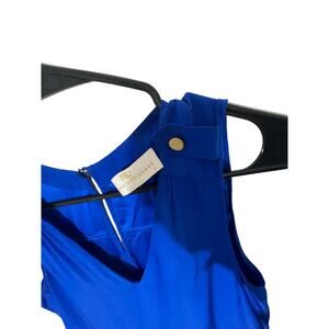 Amanda Uprichard Silk Royal Blue Preppy Cruise Vacation Bold Michaela Romper